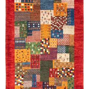 Dywan Gabbeh - Loribaft Perski - Royal - 126 x 86 cm - wielokolorowy