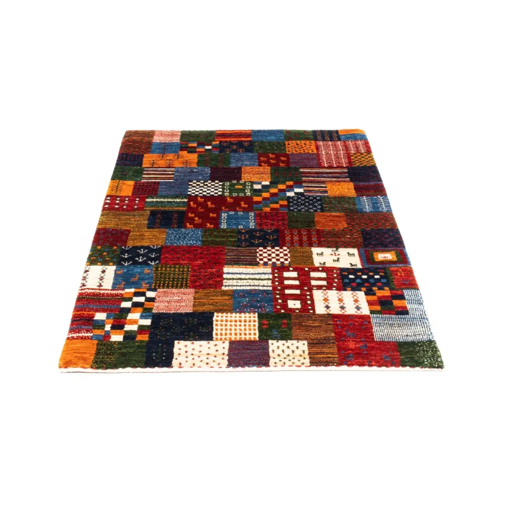 Dywan Gabbeh - Loribaft Perski - Royal - 128 x 84 cm - wielokolorowy