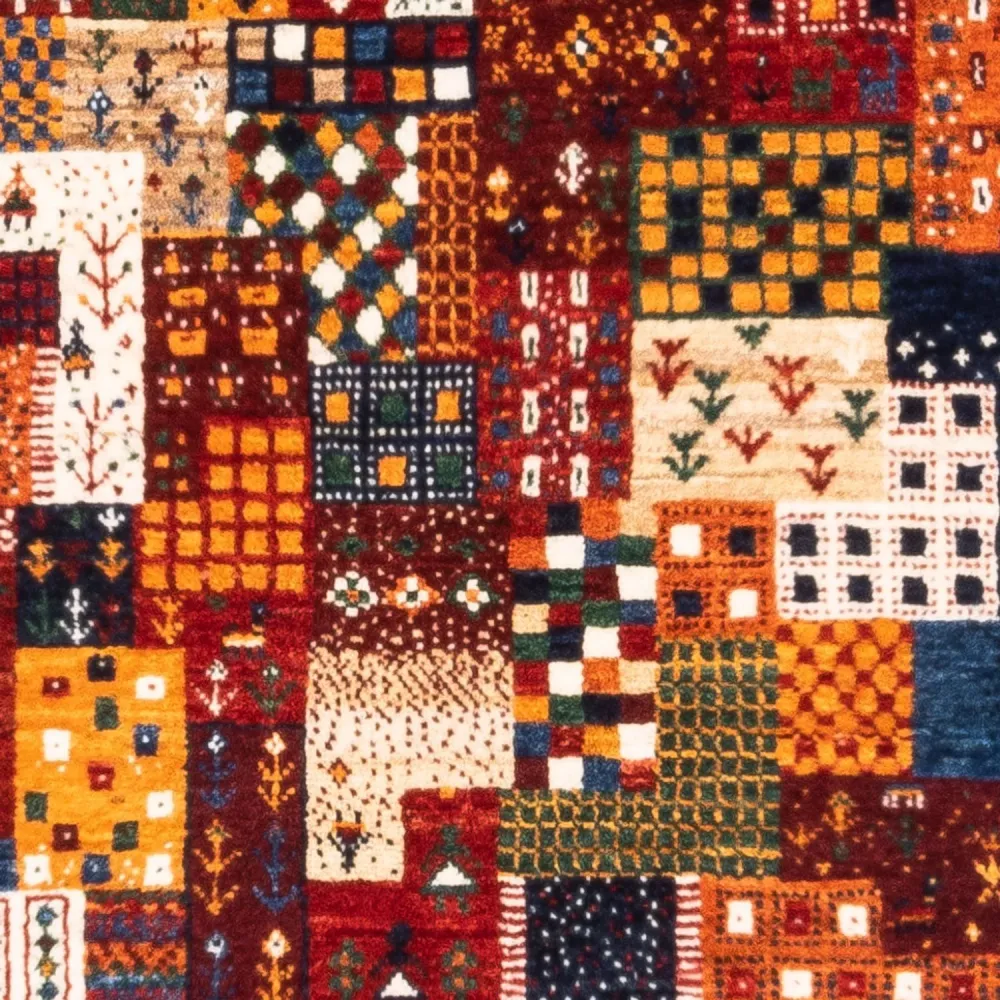 Dywan Gabbeh - Loribaft Perski - Royal - 128 x 85 cm - wielokolorowy