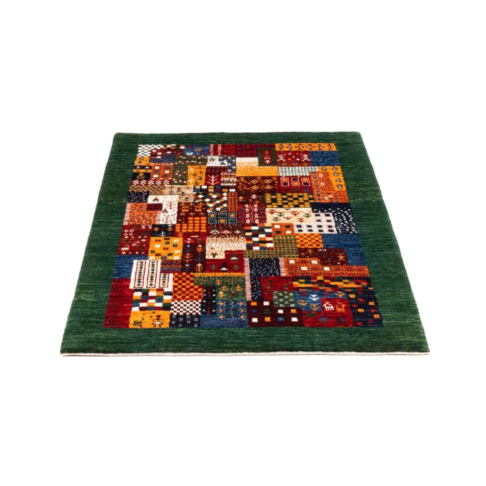 Dywan Gabbeh - Loribaft Perski - Royal - 128 x 85 cm - wielokolorowy