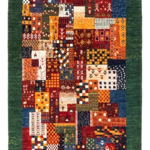 Dywan Gabbeh - Loribaft Perski - Royal - 128 x 85 cm - wielokolorowy
