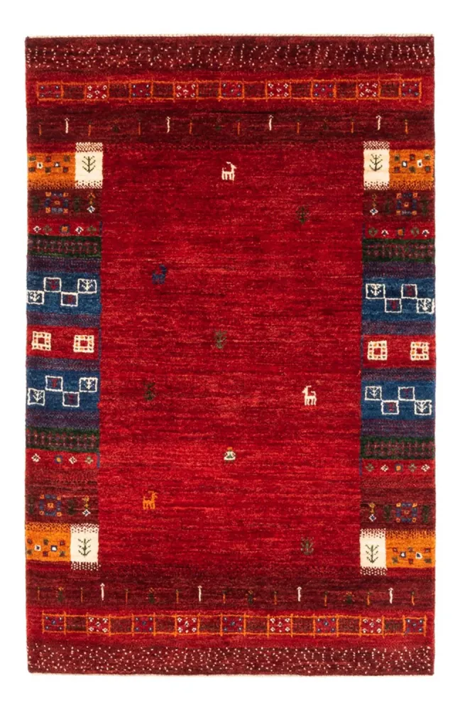 Dywan Gabbeh - Loribaft Perski - Royal - 130 x 86 cm - wielokolorowy