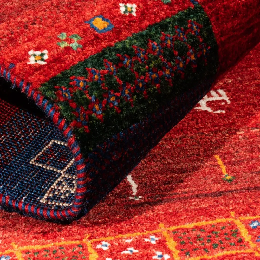 Dywan Gabbeh - Loribaft Perski - Royal - 130 x 86 cm - wielokolorowy