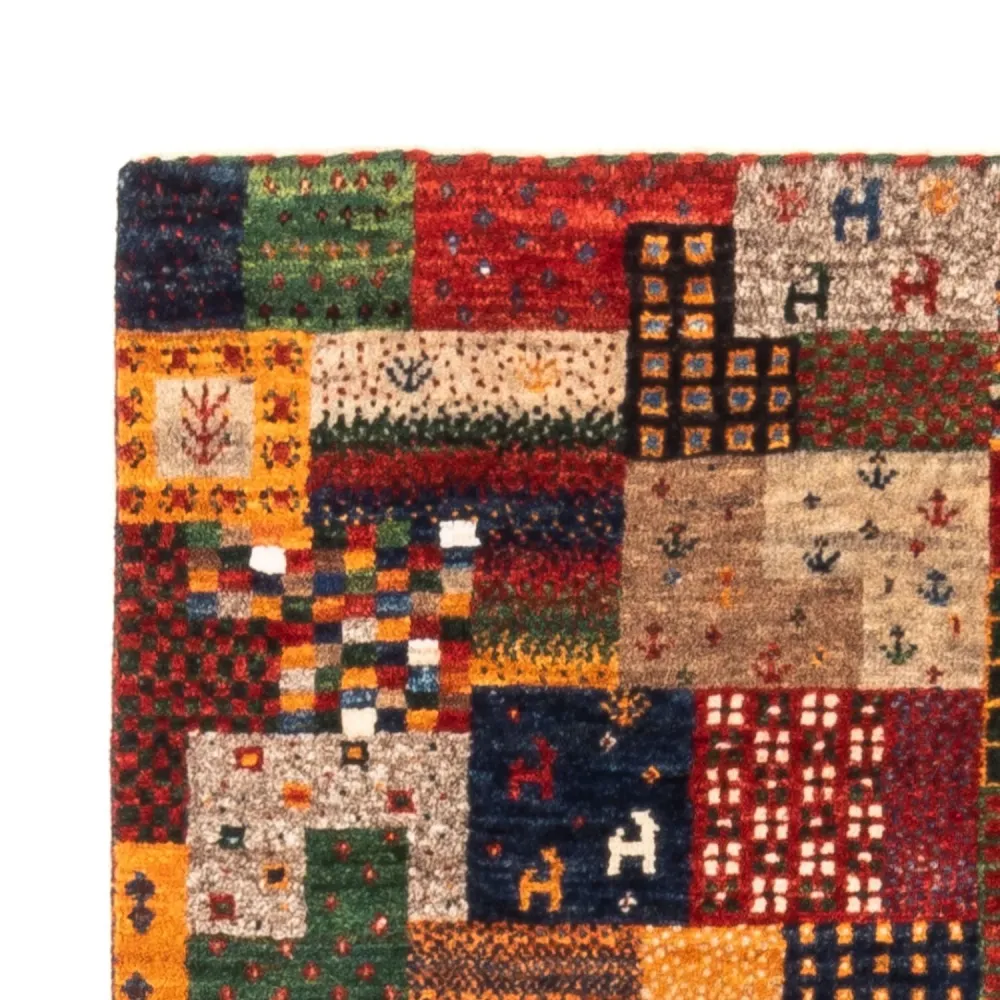Dywan Gabbeh - Loribaft Perski - Royal - 130 x 86 cm - wielokolorowy