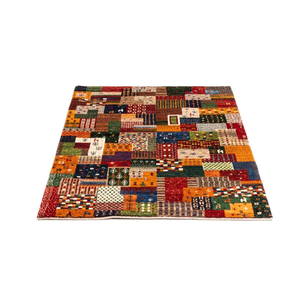 Dywan Gabbeh - Loribaft Perski - Royal - 130 x 86 cm - wielokolorowy