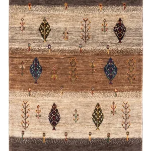 Dywan Gabbeh - Loribaft Perski - Royal - 130 x 84 cm - wielokolorowy