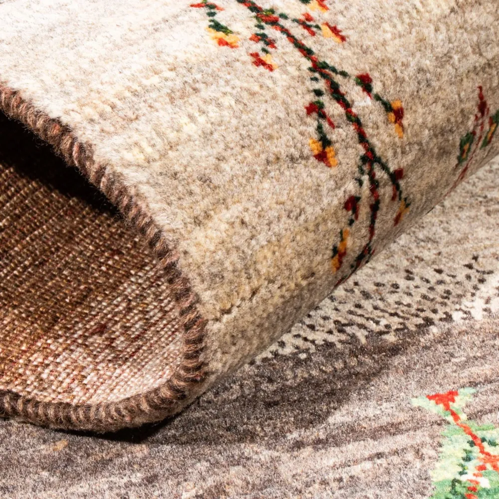 Dywan Gabbeh - Loribaft Perski - Royal - 130 x 84 cm - wielokolorowy