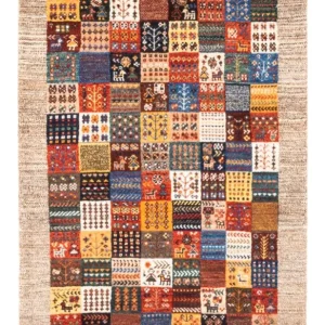 Dywan Gabbeh - Loribaft Perski - Royal - 132 x 84 cm - wielokolorowy