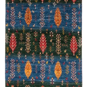 Dywan Gabbeh - Loribaft Perski - Royal - 132 x 84 cm - wielokolorowy