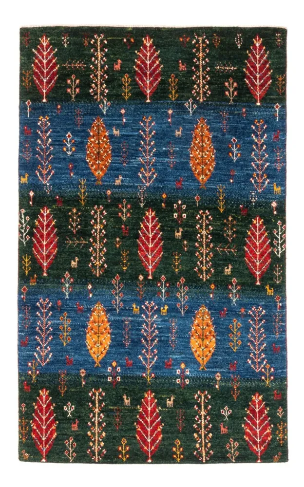 Dywan Gabbeh - Loribaft Perski - Royal - 132 x 84 cm - wielokolorowy