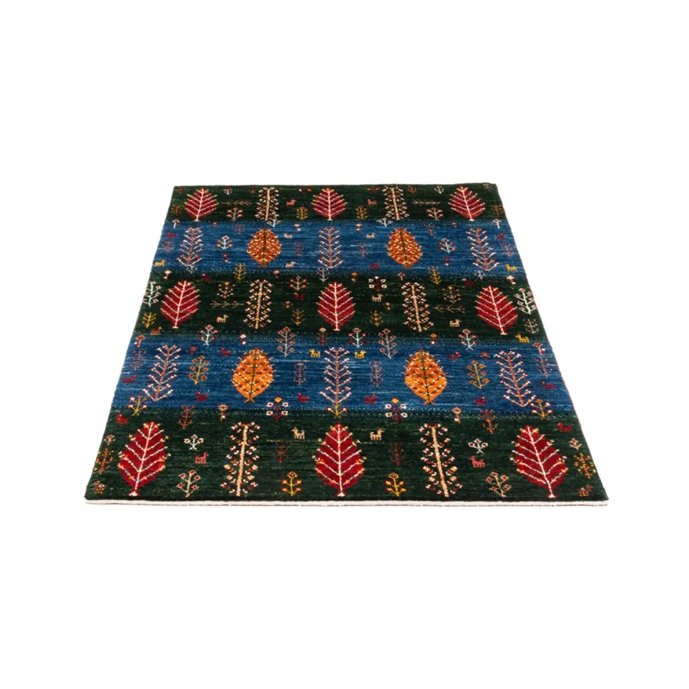 Dywan Gabbeh - Loribaft Perski - Royal - 132 x 84 cm - wielokolorowy