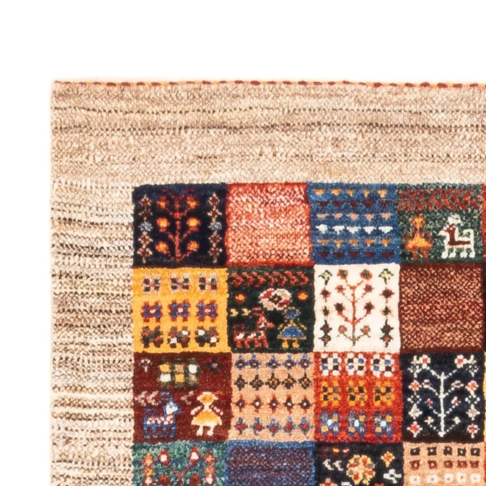 Dywan Gabbeh - Loribaft Perski - Royal - 132 x 84 cm - wielokolorowy