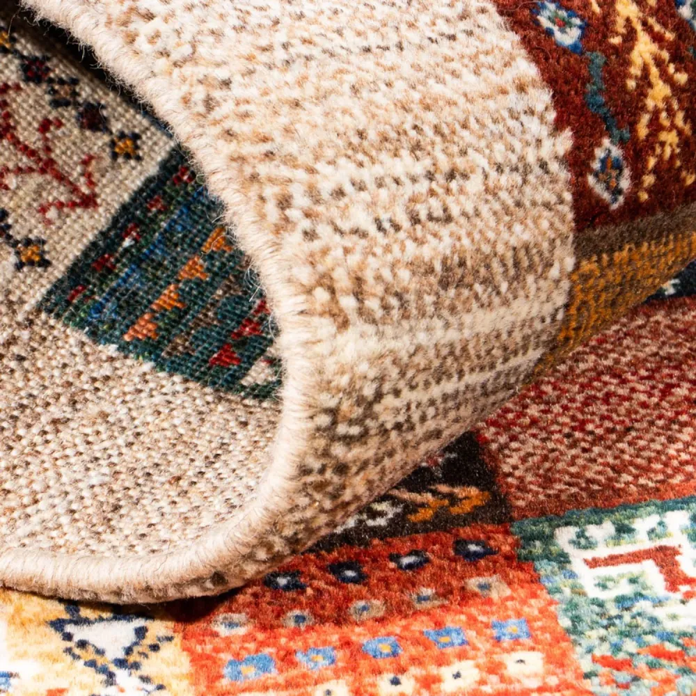 Dywan Gabbeh - Loribaft Perski - Royal - 132 x 84 cm - wielokolorowy
