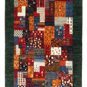 Dywan Gabbeh - Loribaft Perski - Royal - 133 x 83 cm - wielokolorowy
