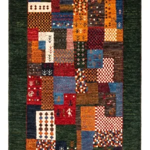 Dywan Gabbeh - Loribaft Perski - Royal - 135 x 83 cm - wielokolorowy