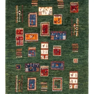 Dywan Gabbeh - Loribaft Perski - Royal - 135 x 83 cm - wielokolorowy