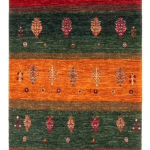 Dywan Gabbeh - Loribaft Perski - Royal - 136 x 84 cm - wielokolorowy