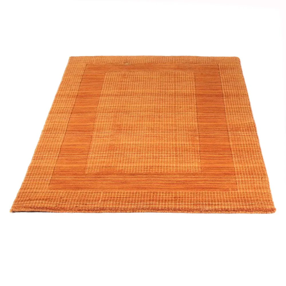 Dywan Gabbeh - Loribaft Softy - 151 x 92 cm - pomarańczowy