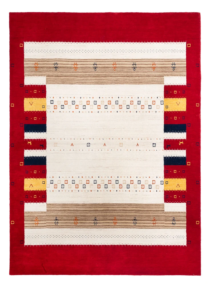 Dywan Gabbeh - Loribaft Softy - 240 x 170 cm - wielokolorowy