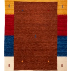Dywan Gabbeh - Loribaft Softy - 240 x 170 cm - brązowy