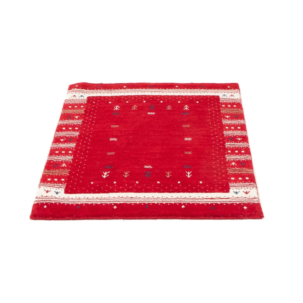 Dywan Gabbeh - Loribaft Softy - 90 x 60 cm - czerwony
