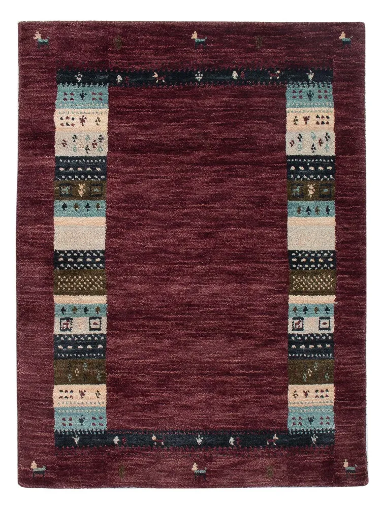Dywan Gabbeh - Loribaft Softy - 90 x 60 cm - karmelowy