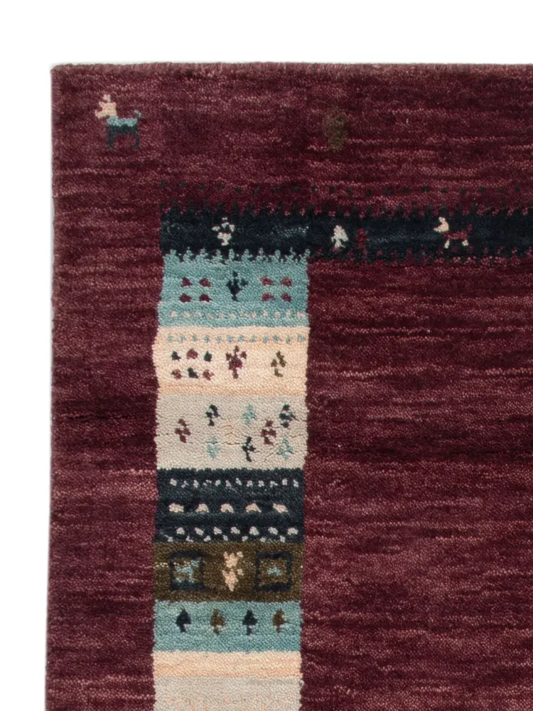 Dywan Gabbeh - Loribaft Softy - 90 x 60 cm - karmelowy