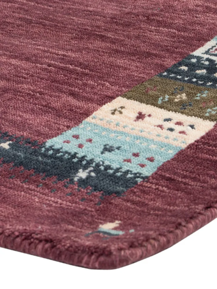 Dywan Gabbeh - Loribaft Softy - 90 x 60 cm - karmelowy