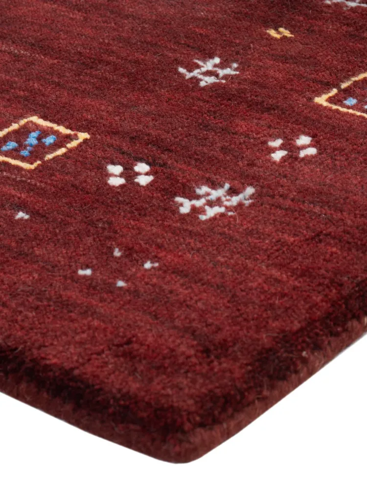 Dywan Gabbeh - Loribaft Softy - 90 x 60 cm - karmelowy