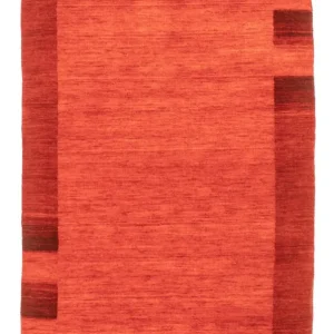 Dywan Gabbeh - Miękki - 154 x 94 cm - czerwony