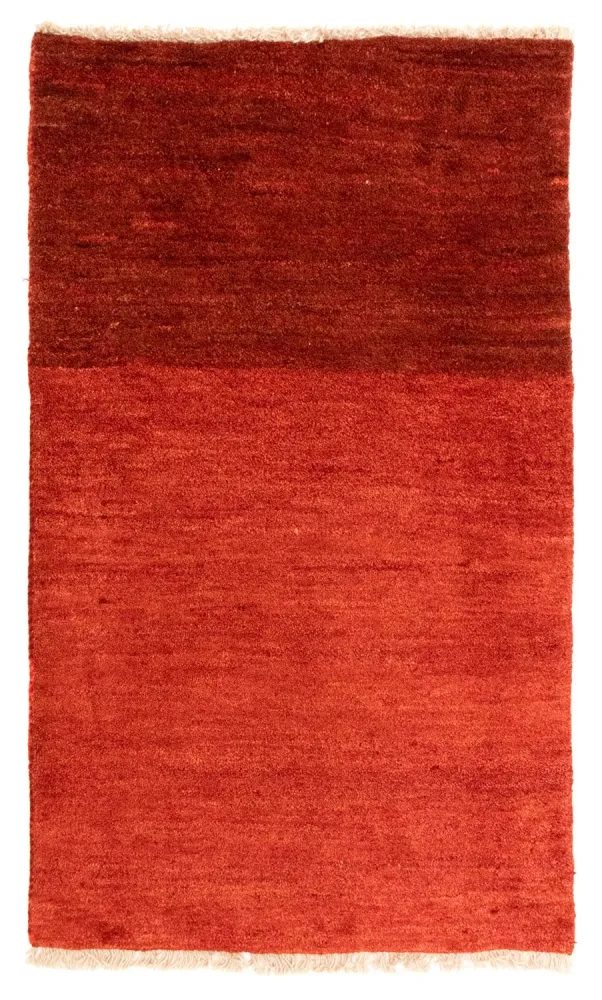 Dywan Gabbeh - perski - 125 x 73 cm - czerwony