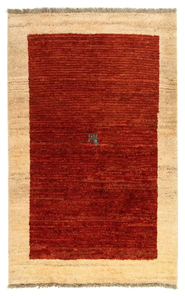 Dywan Gabbeh - perski - 127 x 79 cm - czerwony