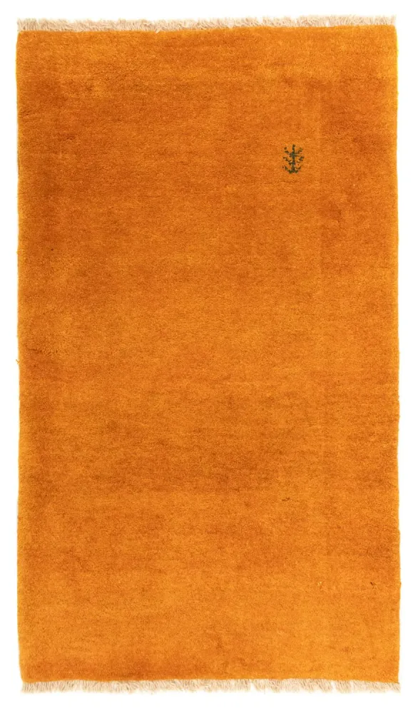 Dywan Gabbeh - perski - 131 x 80 cm - złoto