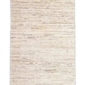 Dywan Gabbeh - perski - 132 x 83 cm - naturalna biel