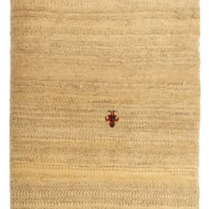 Dywan Gabbeh - perski - 133 x 78 cm - beżowy