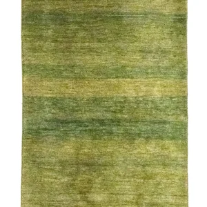 Dywan Gabbeh - perski - 133 x 92 cm - zielona