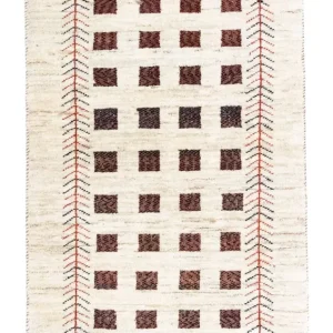 Dywan Gabbeh - perski - 135 x 84 cm - beżowy