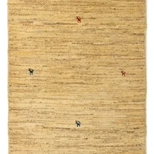 Dywan Gabbeh - perski - 135 x 78 cm - beżowy