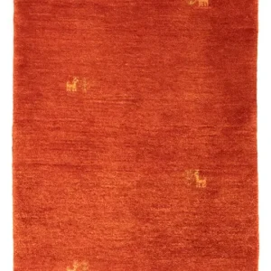 Dywan Gabbeh - perski - 139 x 73 cm - czerwony