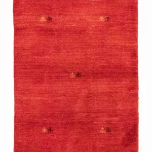 Dywan Gabbeh - perski - 140 x 100 cm - czerwony