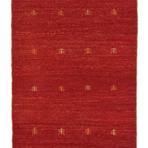 Dywan Gabbeh - perski - 148 x 104 cm - czerwony