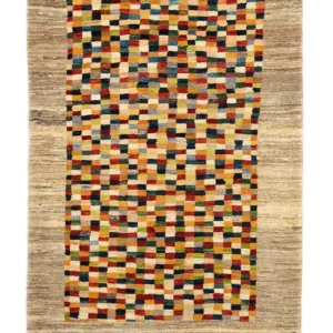 Dywan Gabbeh - perski - 154 x 103 cm - wielokolorowy