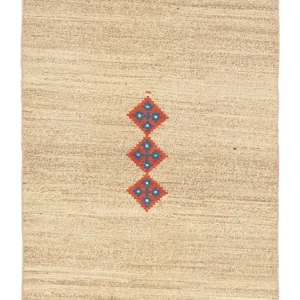 Dywan Gabbeh - perski - 170 x 117 cm - beżowy