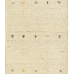 Dywan Gabbeh - perski - 173 x 117 cm - beżowy