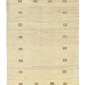 Dywan Gabbeh - perski - 175 x 117 cm - beżowy