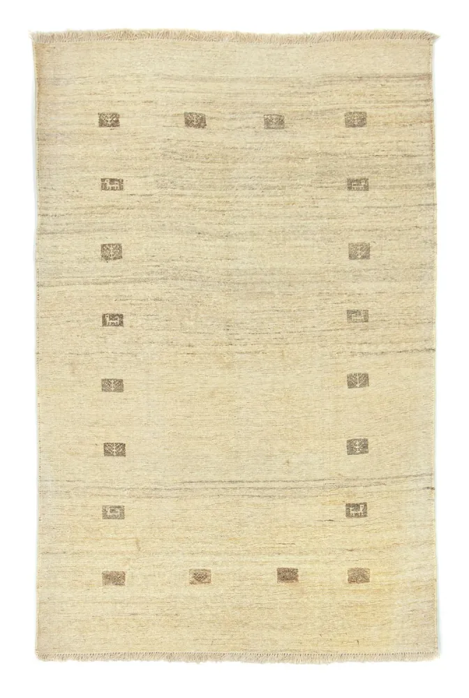 Dywan Gabbeh - perski - 175 x 117 cm - beżowy