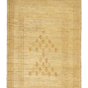 Dywan Gabbeh - perski - 176 x 119 cm - beżowy