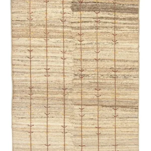 Dywan Gabbeh - perski - 178 x 110 cm - beżowy