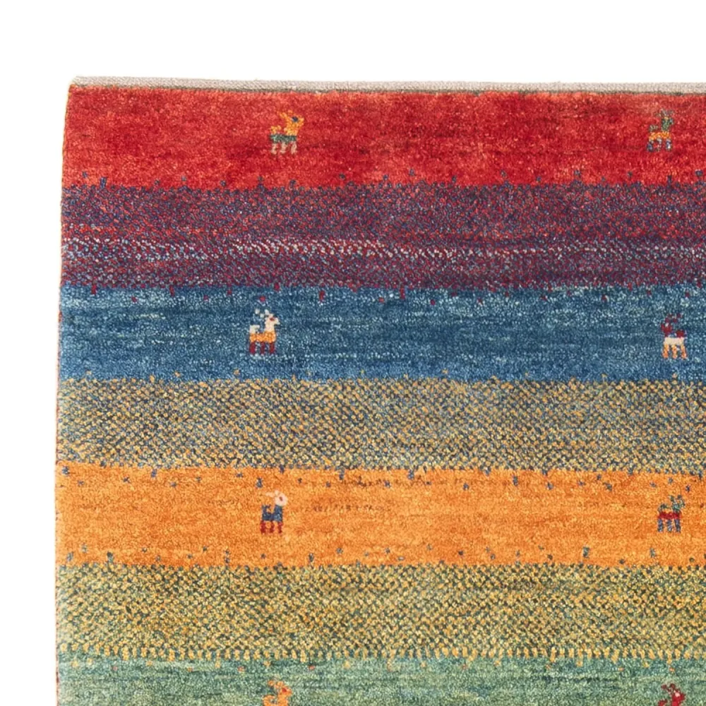 Dywan Gabbeh - perski - 180 x 120 cm - wielokolorowy