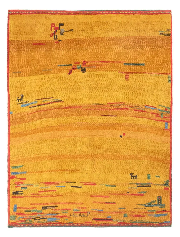 Dywan Gabbeh - perski - 185 x 140 cm - wielokolorowy